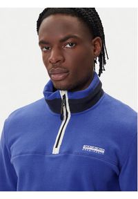 Napapijri Polar T-Dergana NP0A88UZ Niebieski Regular Fit. Kolor: niebieski. Materiał: syntetyk #2