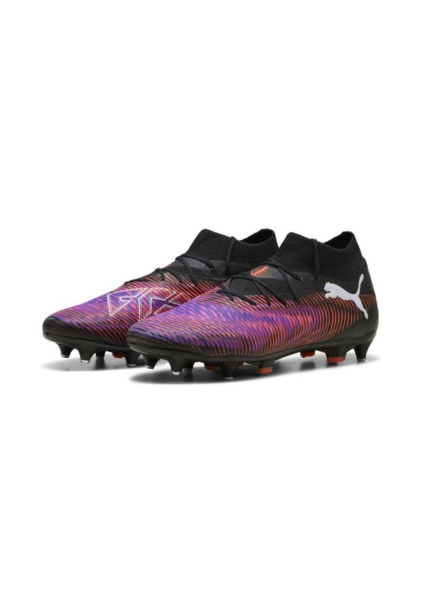 Buty Futbolowe Puma Future 8 Pro Mxsg Dorosłych. Kolor: biały, czerwony, wielokolorowy, czarny. Materiał: materiał, syntetyk, tkanina. Sport: piłka nożna