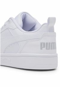 Puma - Młodzieżowe sneakersy Rebound V6 Lo PUMA White Cool Light Gray. Kolor: biały, wielokolorowy, szary