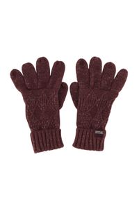 Regatta - Rękawiczki Zimowe Damskie. Kolor: fioletowy. Sezon: zima. Sport: turystyka piesza #1