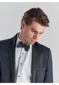 Pako Lorente - PAKO LORENTE – Marynarka smokingowa P000B-3S-002-G-S. Okazja: na ślub cywilny, na wesele. Materiał: wełna #5
