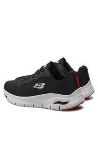 skechers - Skechers Sneakersy Infinity Cool 232303/BLK Czarny. Kolor: czarny. Materiał: materiał #3