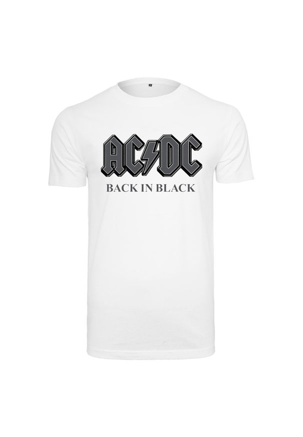 Koszulka Urban Classics ACDC Back In Black. Kolor: biały