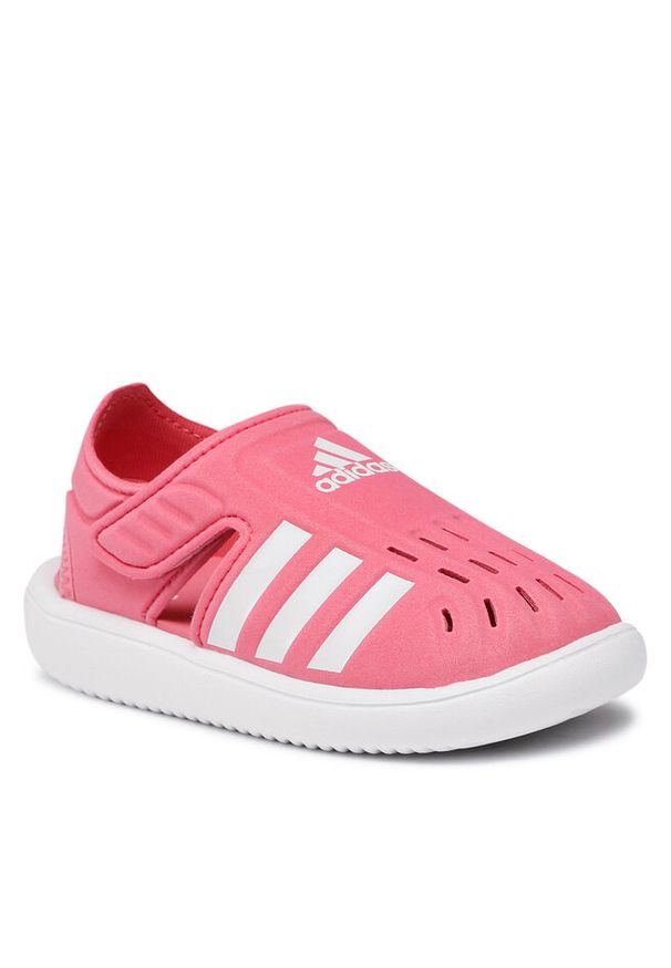 Adidas - Sandały adidas. Kolor: różowy