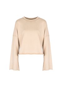 Champion Bluza | 110488 | Kobieta | Beżowy. Kolor: beżowy. Materiał: bawełna. Długość: krótkie