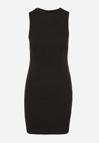 Born2be - Czarna Ołówkowa Sukienka Bez Rękawów z Wiskozą Nelazira. Okazja: na co dzień. Kolor: czarny. Materiał: wiskoza. Długość rękawa: bez rękawów. Typ sukienki: ołówkowe. Styl: klasyczny, casual, elegancki #7