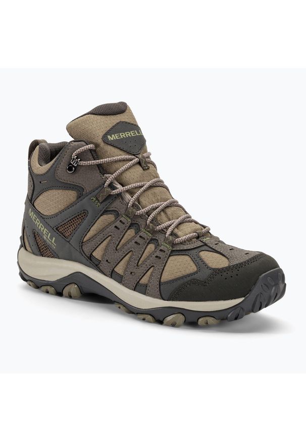 Buty turystyczne męskie Merrell Accentor 3 Sport Mid GTX. Kolor: brązowy. Sport: turystyka piesza