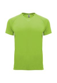 ROLY - T-shirt Dziecięca Sportowy Bahrain. Kolor: zielony, wielokolorowy, żółty. Sport: turystyka piesza