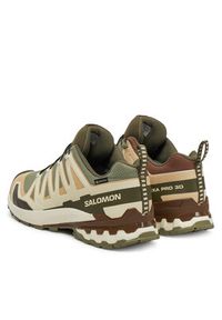salomon - Salomon Buty do biegania Xa Pro 3D V9 Gore-Tex L47820200 Zielony. Kolor: zielony. Materiał: materiał. Technologia: Gore-Tex #4