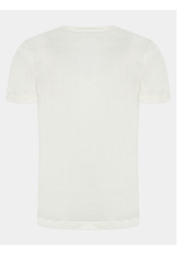 Richmond X T-Shirt Rached UMP24031TS Biały Regular Fit. Kolor: biały. Materiał: bawełna