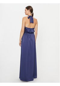 YAS Sukienka wieczorowa 26031524 Granatowy Regular Fit. Kolor: niebieski. Materiał: syntetyk. Styl: wizytowy