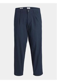 Jack & Jones - Jack&Jones Spodnie materiałowe Bill 12248993 Granatowy Regular Fit. Kolor: niebieski. Materiał: bawełna #4