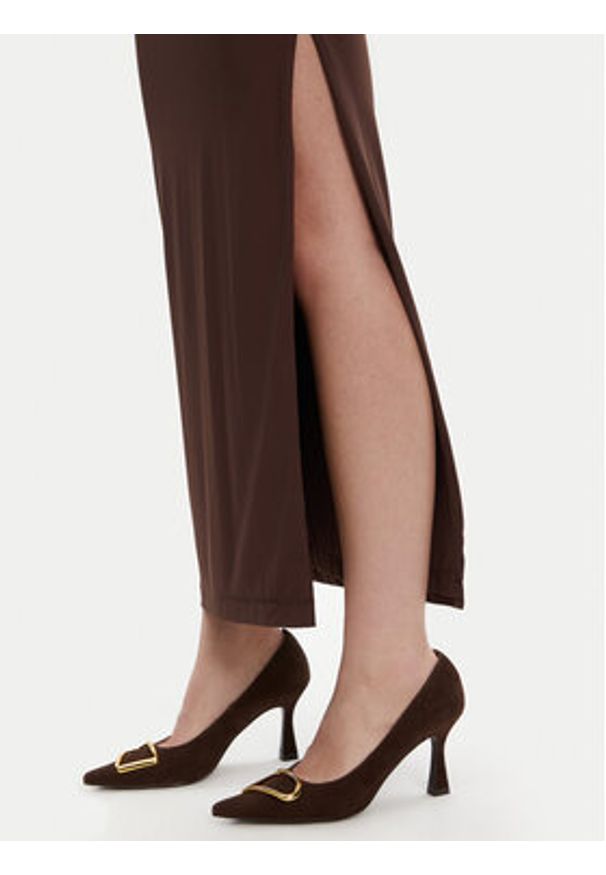 BARDOT - Bardot Spódnica maxi 59024SB Brązowy Regular Fit. Kolor: brązowy. Materiał: syntetyk