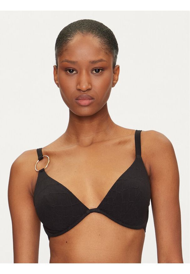 Chantelle Góra od bikini Eclipse C16ZMA Czarny. Kolor: czarny. Materiał: syntetyk