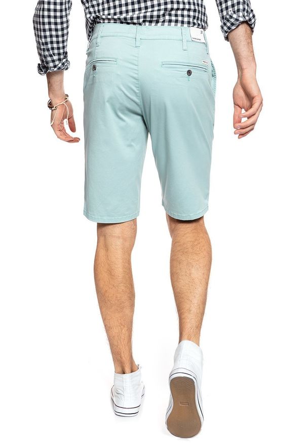 Wrangler - SPODENKI WRANGLER CHINO SHORT MIST BLUE W14AWA078 112126577