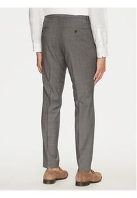 BOSS Garnitur H-Huge 50535023 Szary Slim Fit. Kolor: szary. Materiał: wełna #6