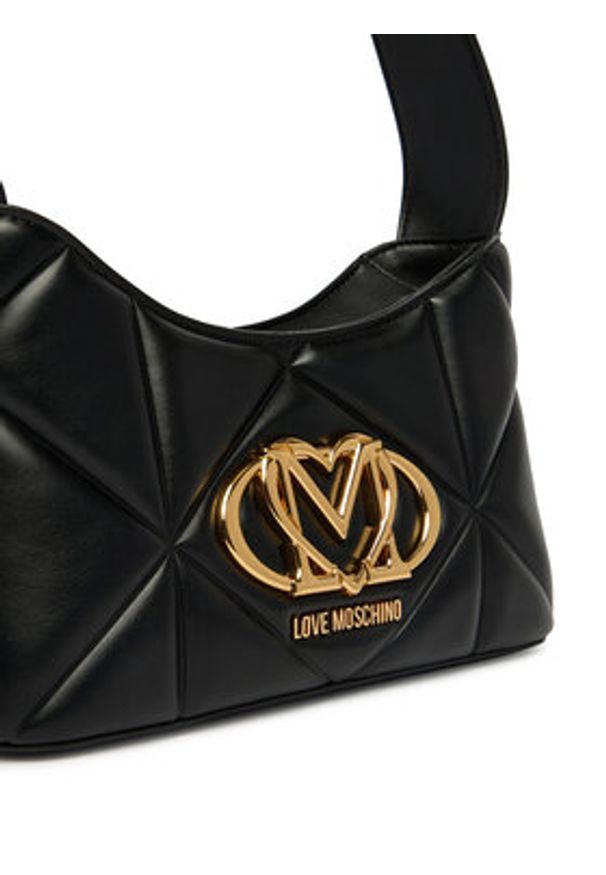 Love Moschino - LOVE MOSCHINO Torebka JC4258PP0OLC0000 Czarny. Kolor: czarny. Materiał: skórzane