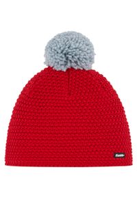Czapka Eisbar Jamie Pompon MÜ. Kolor: czerwony. Materiał: wełna. Styl: sportowy #1