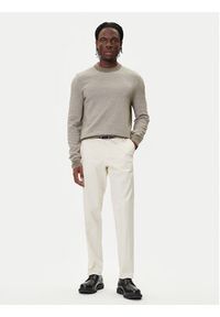 BOSS Sweter H-Hestro 50549986 Brązowy Regular Fit. Kolor: brązowy. Materiał: wełna #5