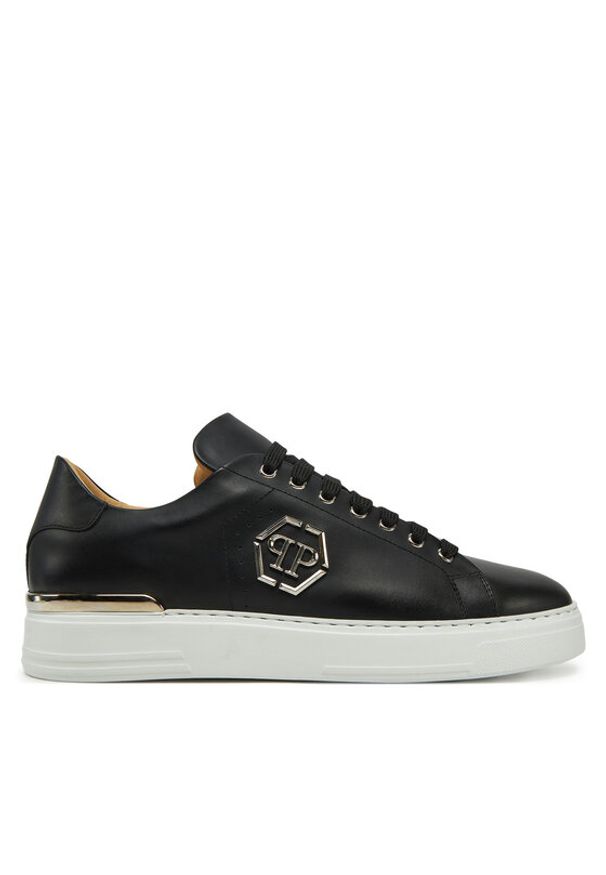 Philipp Plein - PHILIPP PLEIN Sneakersy SAES USC0670 PLE010 Czarny. Kolor: czarny. Materiał: skóra