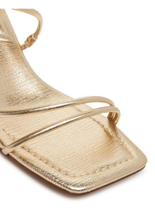 Aldo Sandały Harmonni 13768227 Złoty. Kolor: złoty. Materiał: skóra