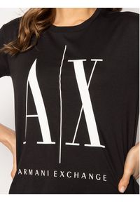 Armani Exchange T-Shirt 8NYTCX YJG3Z 1200 Czarny Regular Fit. Kolor: czarny. Materiał: bawełna #6