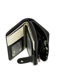 Żółty Stylowy Damski Portfel Anekke Edycja Limitowana. Kolor: żółty. Materiał: materiał. Wzór: haft, aplikacja #8