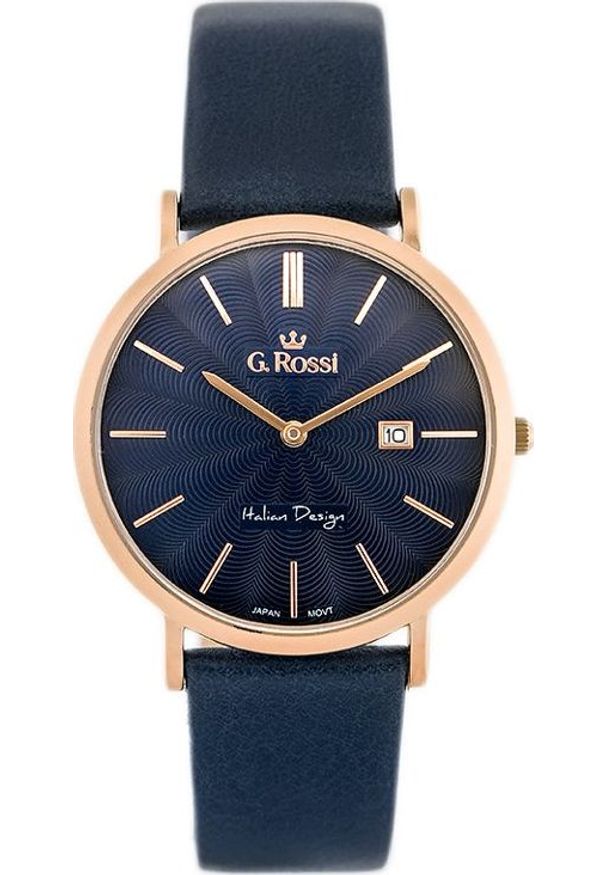 Zegarek Gino Rossi ZEGAREK MĘSKI - 10853A - SLIM (zg184h) +BOX uniwersalny