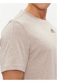 Adidas - adidas T-Shirt IB6143 Beżowy Regular Fit. Kolor: beżowy. Materiał: bawełna