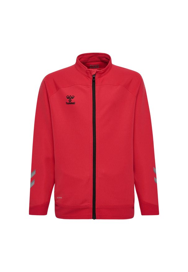 Kurtka dziecięca zapinana na zamek Hummel hmlLEAD poly. Kolor: czerwony, wielokolorowy, różowy. Sport: fitness, piłka ręczna