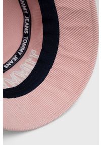 Tommy Jeans Kapelusz AW0AW11179.PPYY kolor różowy. Kolor: różowy #5