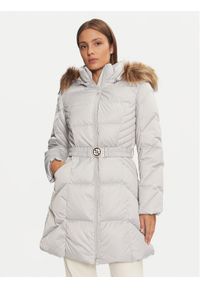Guess Płaszcz zimowy New Olga W4BL40 WEX52 Szary Regular Fit. Kolor: szary. Materiał: syntetyk. Sezon: zima