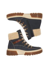 Rieker Trzewiki CEO-X8638-14 Granatowy. Kolor: niebieski. Materiał: materiał #5