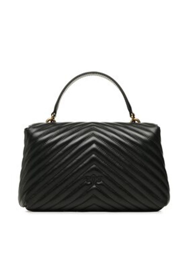 Pinko Torebka Love Lady Puff Classic Cl PE 23 PLTT 100043 A0GK Czarny. Kolor: czarny. Materiał: skórzane