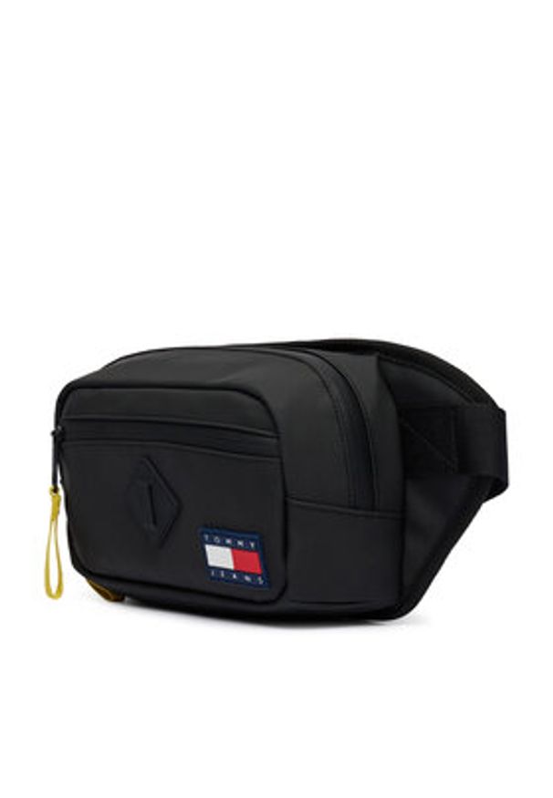 Tommy Jeans Nerka Tjm Daily Elevated Bumbag AM0AM14215 Czarny. Kolor: czarny. Materiał: skóra