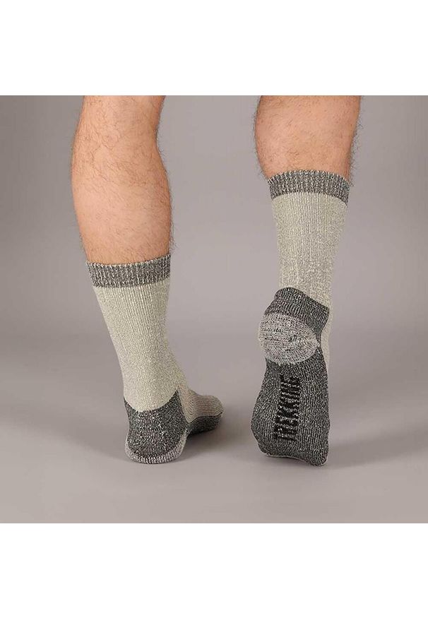 XTREME SOCKSWEAR - Skarpety trekkingowe dla dorosłych Xtreme Thermal Heavy, 4-pak. Kolor: beżowy. Materiał: wełna