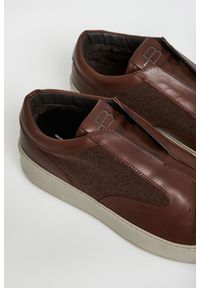 Baldinini - Sneakersy męskie skórzane BALDININI. Materiał: skóra #3