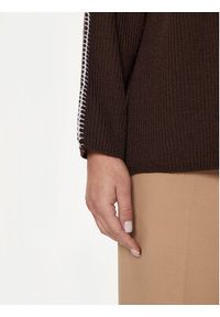 Max Mara Leisure Sweter Fanfara 2426366178600 Brązowy Regular Fit. Kolor: brązowy. Materiał: wełna