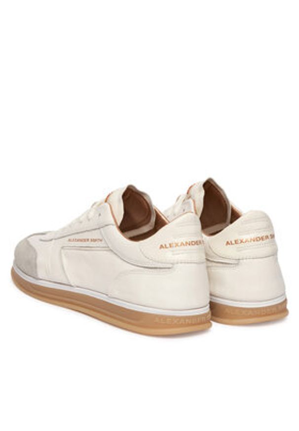 Alexander Smith Sneakersy Thames ASBDTMW Écru. Materiał: skóra