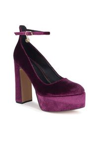 Nine West Czółenka WFA3040-1 Fioletowy. Kolor: fioletowy. Materiał: materiał #3