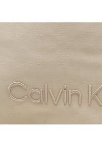 Calvin Klein Torebka Ck Summer Shopper Lg Refib K60K610432 Beżowy. Kolor: beżowy