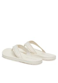 TOMMY HILFIGER - Tommy Hilfiger Japonki Th Stripes Beach Sandal FW0FW08528 Biały. Kolor: biały. Materiał: materiał #6