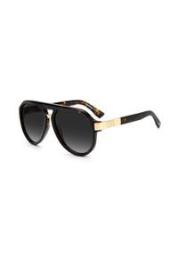 DSQUARED2 okulary przeciwsłoneczne męskie kolor brązowy. Kolor: brązowy #5
