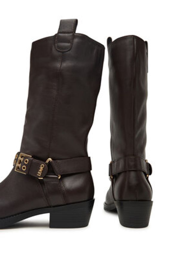 Liu Jo Kozaki Roxy 02 SF5049 P0102 Brązowy. Kolor: brązowy. Materiał: skóra