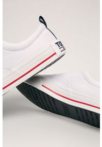 Tommy Jeans - Tenisówki. Nosek buta: okrągły. Kolor: biały. Materiał: guma #4