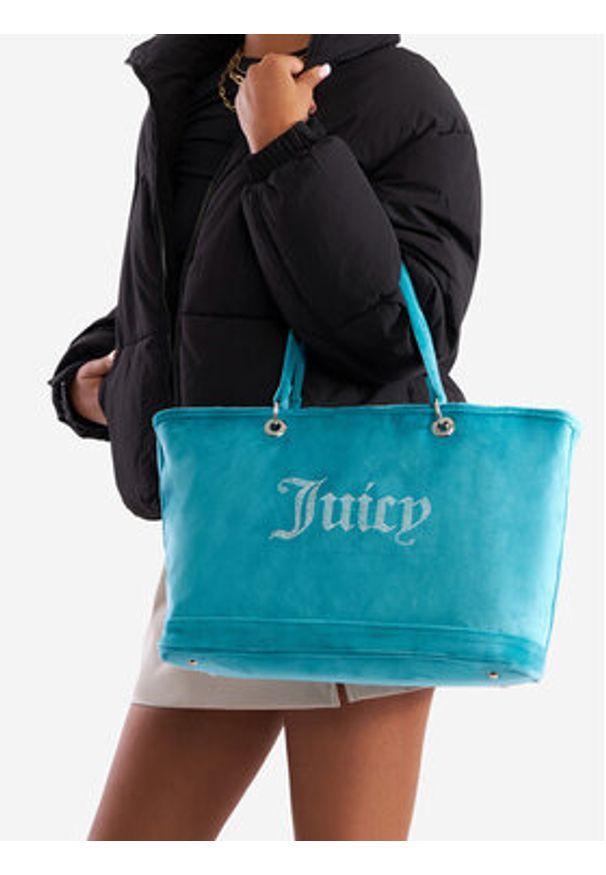 Juicy Couture Torebka BEJXT5463WPO Turkusowy. Kolor: turkusowy