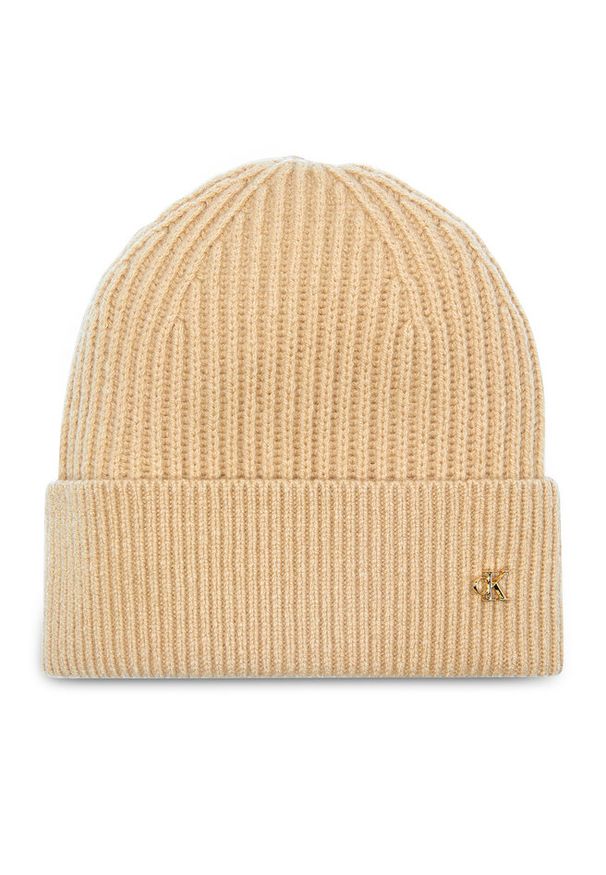 Czapka Calvin Klein. Kolor: beżowy