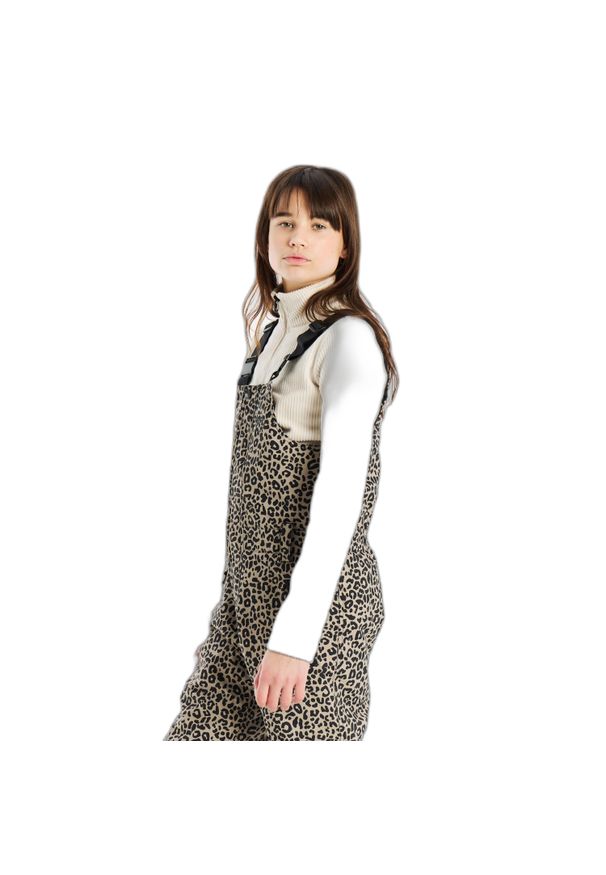 Dziewczęcy kombinezon narciarski Protest Julia. Kolor: brązowy, beżowy, wielokolorowy. Sezon: zima. Sport: narciarstwo