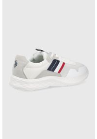 U.S. Polo Assn. sneakersy kolor biały. Nosek buta: okrągły. Zapięcie: sznurówki. Kolor: biały