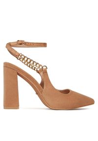 DeeZee Sandały HT368-1 Beżowy. Kolor: beżowy. Materiał: materiał #1